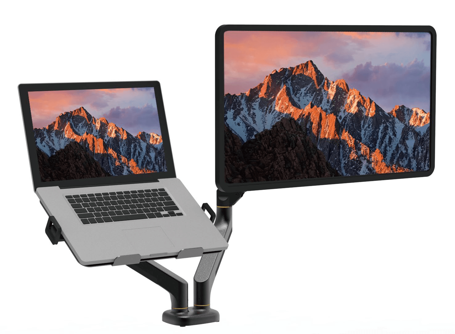 Monitor and laptop arm project image placeholder
