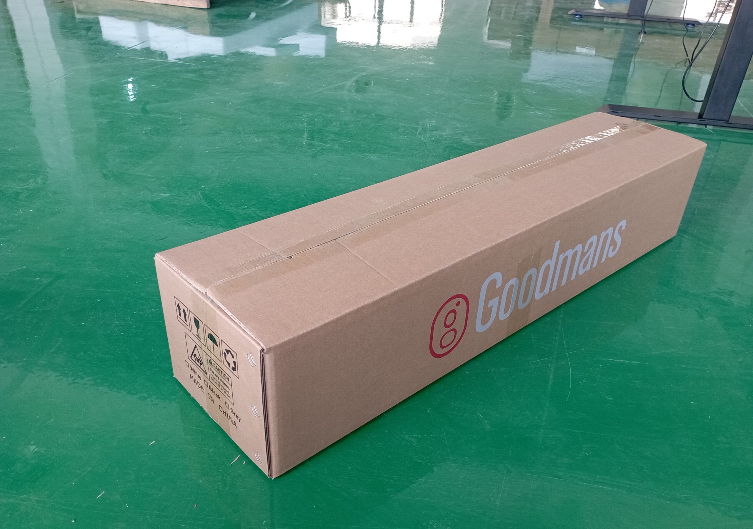 Goodmans OEM Standing Desk Frame Case Study: Packaging and Quality Control
