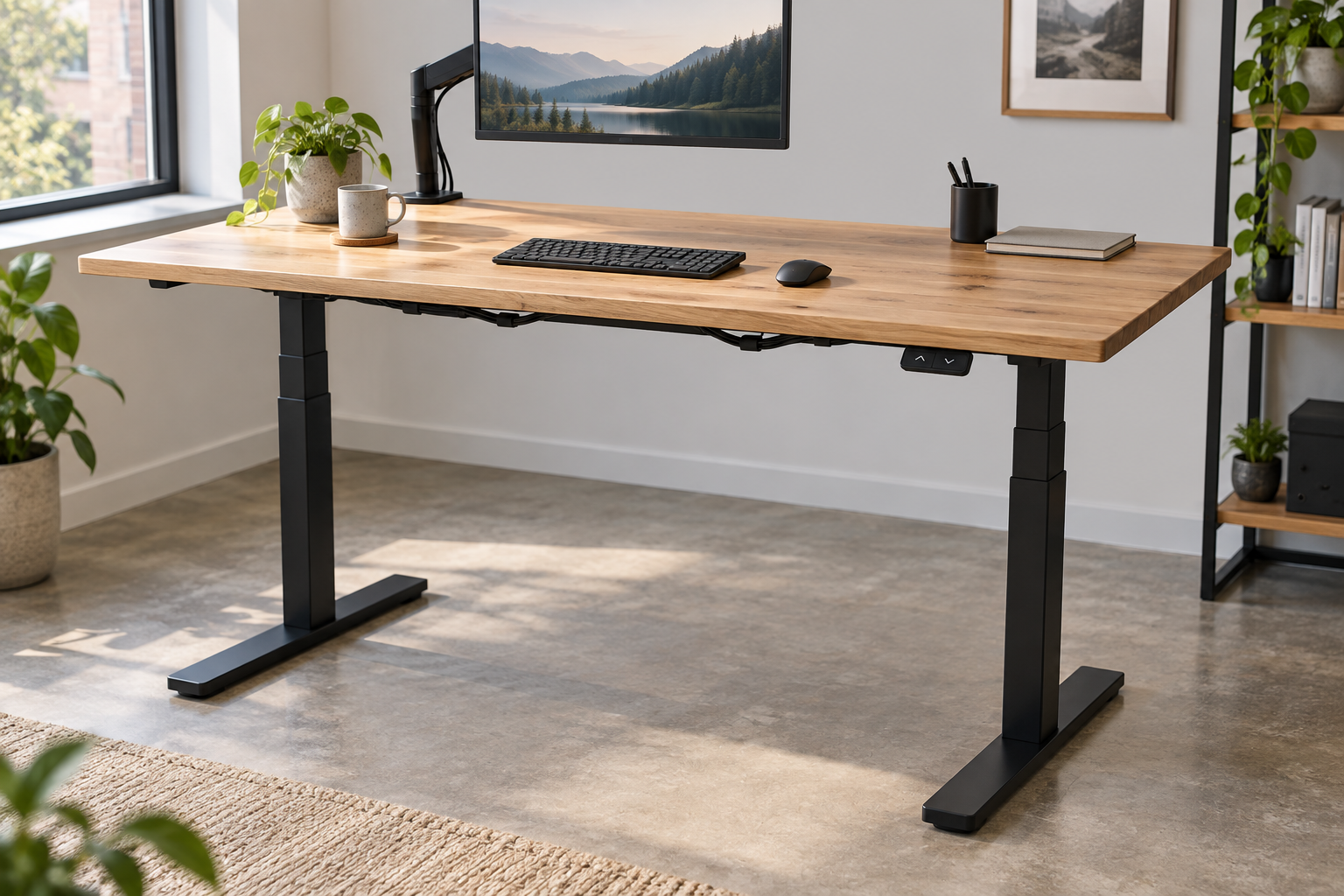 Can Your Standing Desk Frame Support a Solid Wood Desktop?